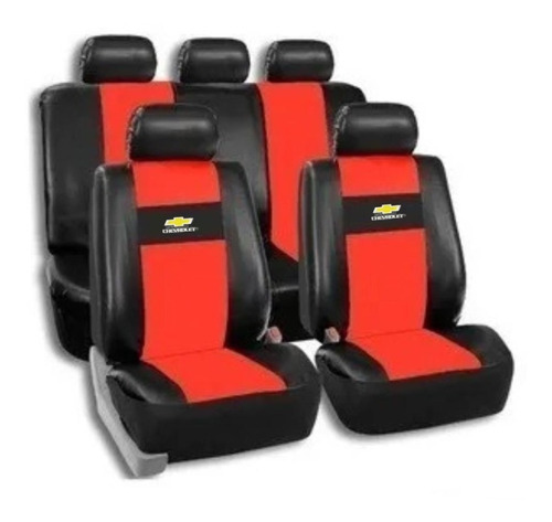 Funda Cubre Asiento Roja Para Spin 7 Asientos