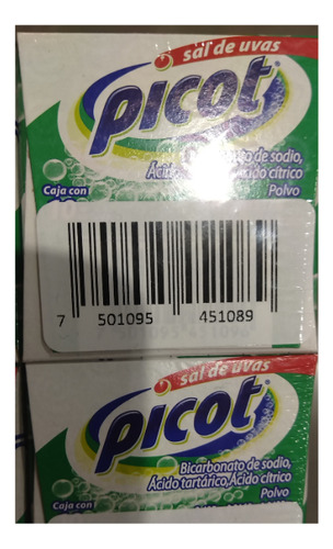 Sal De Uvas (6 Cajas, 10 Sobres C/u) Picot