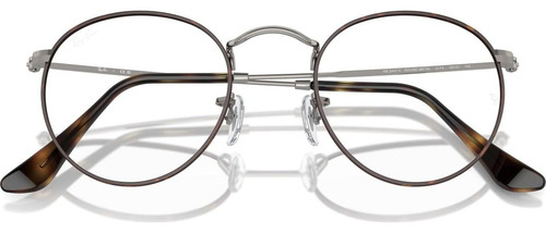 Gafas Ray-ban Rx3447v Redondas Metal 53mm Havana