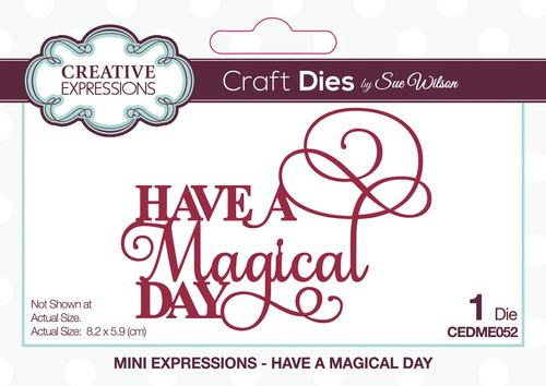 Expressions Die Craft Sue Wilson-mini Expressionshave Day