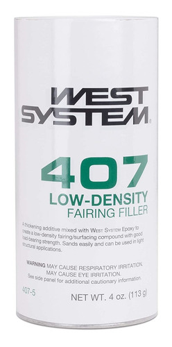 West System 407-5 Relleno De Baja Densidad 4 Oz