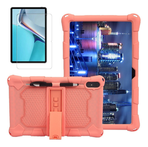  Funda Para Tablet Huawei Matepad 11 2021 De Silicón + Mica