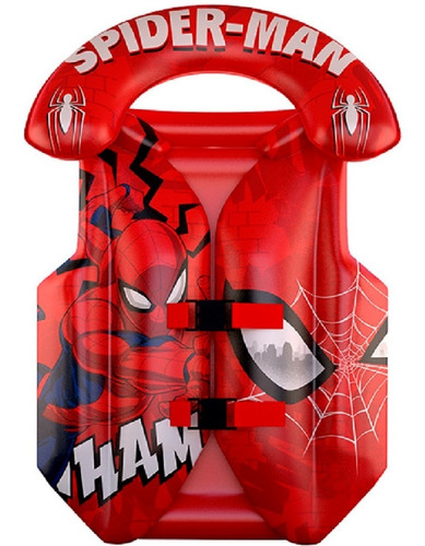 Boia Infantil Colete Salva Vidas Piscina Praia Spider Man