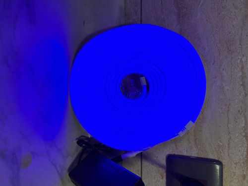 Imagen 4 de 5 de Tira Luz Led Neon 5 Metros Flexible Con Transformador 12v
