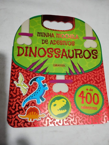 Livro - Dinossauros Minha Mochila De Adesivos Com Mascaras