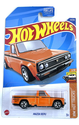 Hot Wheels  - Mazda Repu - 24/250 [naranja] - Hw Hot Trucks.