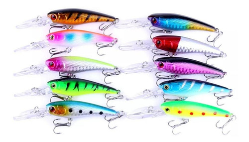 Carnada De Silicon Para Peces, Mxfck-004, 4pzas, 8cm, Color