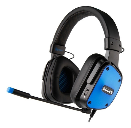 Imagen 2 de 4 de Audifono Gamer Diadema Sades Dpower Multiplataforma