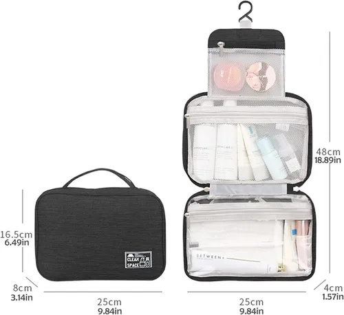 Neceser Maquillaje Skincare Viaje Estuche Percha Organizador