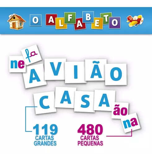 Jogo Educativo Pedagogico Infantil Alfabeto Letras E Sílabas