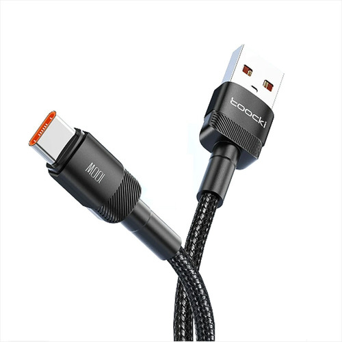 Cable Carga Y Datos Usb A Tipo C, 50 Cm, 100 W, 5 A, Toocki