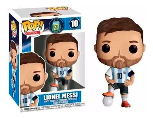 Boneco de futebol pop Lionel Messi