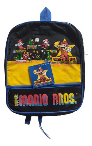 Mochila Super Mario Bros Nintendo Licencia Oficial 1993