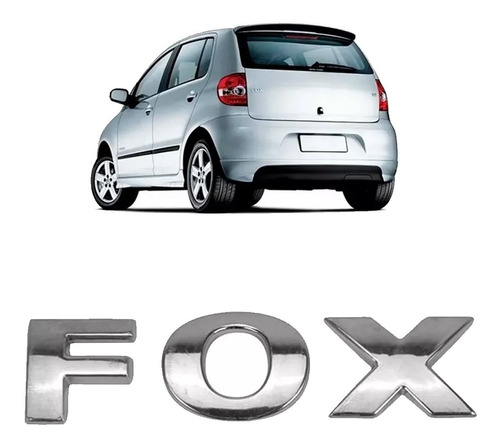 Emblema Vw Fox 2003 2004 A 2007 2008 2009 2010 2011 Cromado