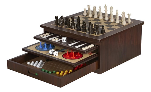 Juegos Mesa Madera 10 En 1