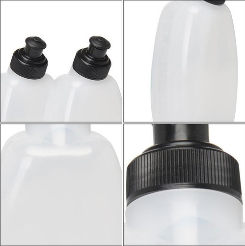 2x 250ml Running Botella De Hidratación Para Cintura Correr
