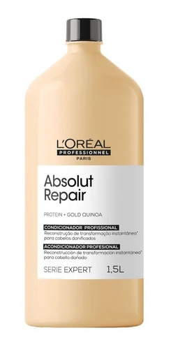Condicionador Loreal Absolut Repair Gold Quinoa 1,5 Litro