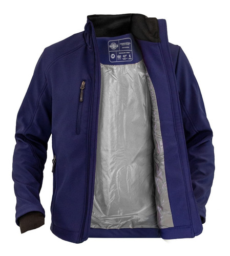 Chaqueta Softshell Rhelmu Hombre Azul -08520