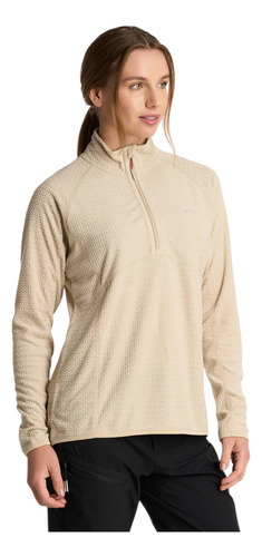 Polerón Mujer Jacaranda Nano-f 14 Zip Crudo Lippi