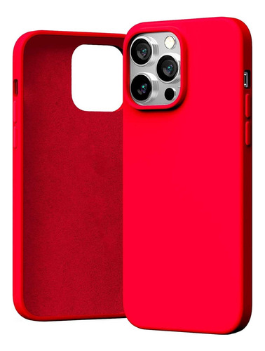 . Funda Goospery Soft Case Para iPhone 14 Pro Max Roja