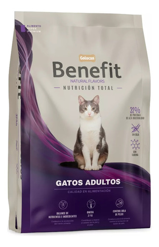 Benefit Nutrición Felino Gato Adulto X 3kg