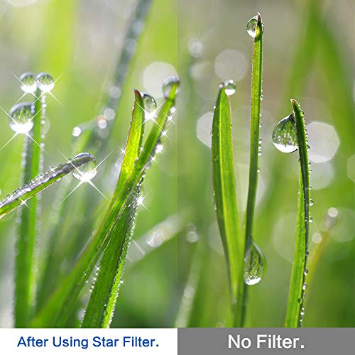 Filtro Estrella 67mm, Compatibilidad Canon Nikon Sony