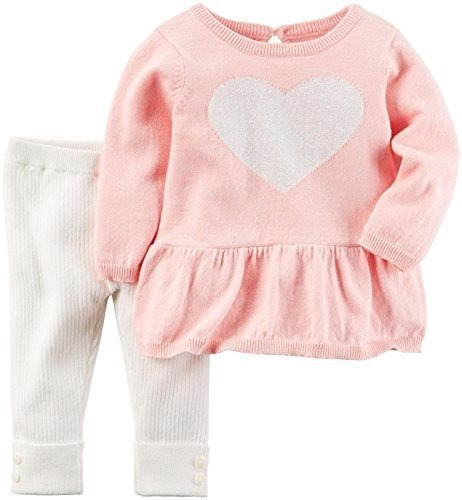 Carters Bebe Niñas 2piece Body De Dia Festivo Y Tutu Pant S