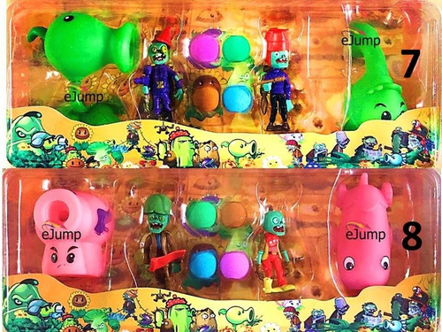 Juguete Planta Vs Zombies X 4 Varios Modelos Dia Del Niño