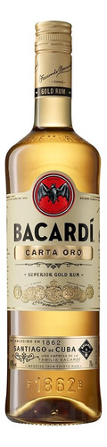 Ron Bacardi Oro 750ml