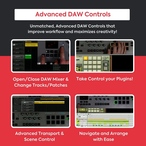 Controlador De Teclado Midi Usb Nektar Impact Lx25 25 Teclas