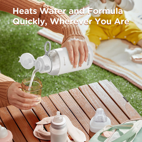 Aquecedor De Leite Portátil Hiyakoi Fast Heating 250ml 6 Hor