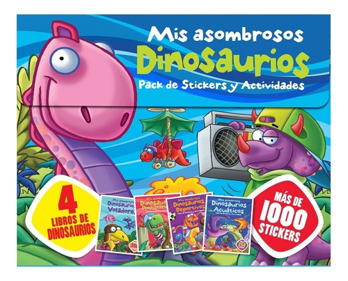 Mis Asombrosos Dinosaurios - Pack De Stickers Y Actividades
