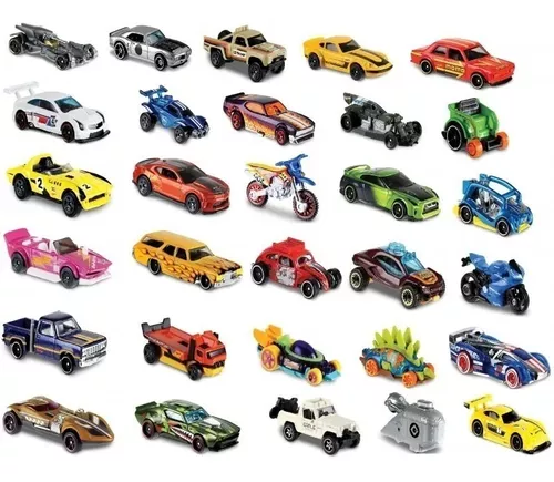 Pacote Com 20 Carrinhos Hot Wheels Originais Sortidos