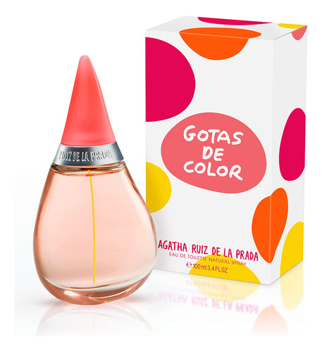 Agatha Ruiz De La Prada Drops Perfume Color L 3.4 100ml Vermelho