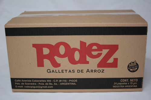 Galletas De Arroz Yamani Rodez Con Sal Caja X24 Unid.