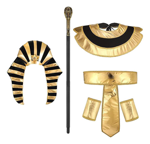 Accesorios De Disfraz Egipcio Con Sombrero Y Bastón