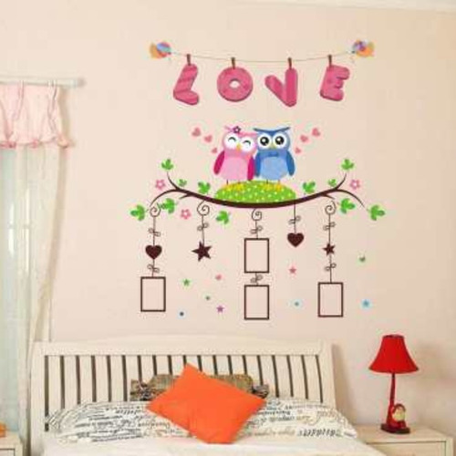 Imagen 2 de 6 de Vinilo Decor Sticker Art Pared - Marco De Fotos Niños