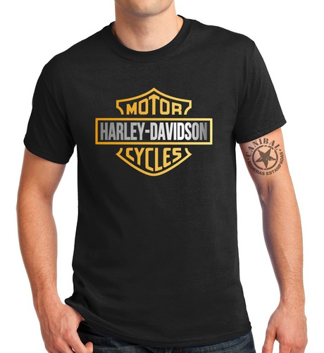 Remeras Harley Davidson Edicion Especial Dorado Plateado