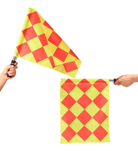 Árbitro De Fútbol Bandera Al Juez De Fútbol Linesman Sideli