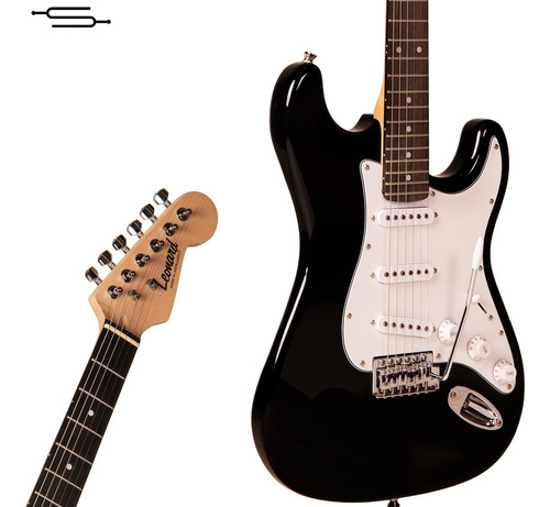 Guitarra Electrica Stratocaster Leonard Le362 Palanca Cable