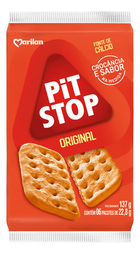 Biscoito Original Marilan Pit Stop Pacote 137g