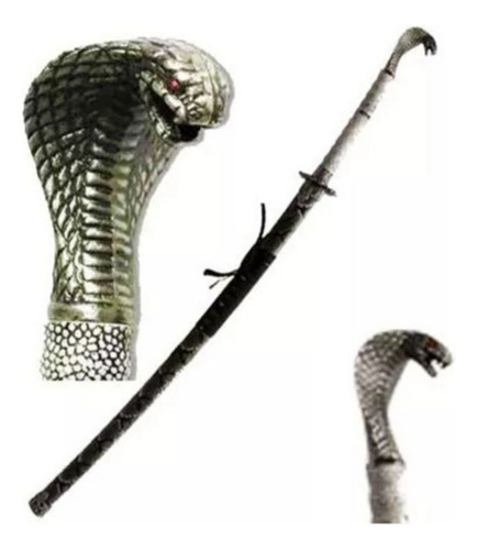 Katana Espada Japonesa Pomo Cabeza De Cobra 