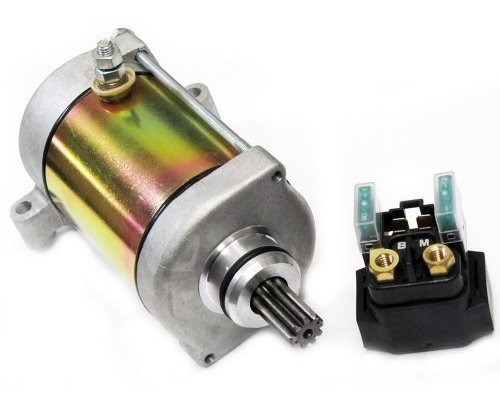 Solenoide De Arranque Y Relé Caltric Para Yamaha Grizzly 660