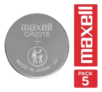 Comprar Pack 5 Pilas Cr2016 Maxell Lithium Japonesa 3v
