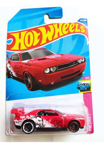 Hot Wheels Dodge Challenger Drift Car Mopar Rojo Gg2