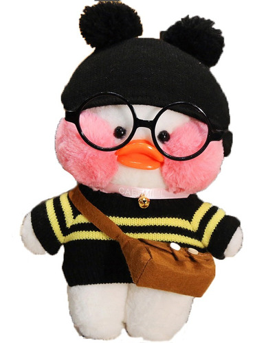 Lalafanfan Cafe Juguete De Peluche Patito Con Accesorios 1pc