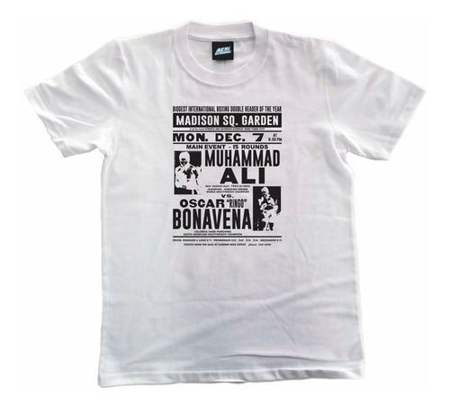 Remera Boxeo 3xl 004 Bonavena Vs Ali