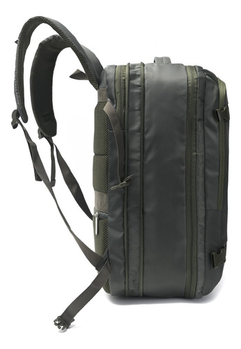 Mochila Viaje Carry On Equipaje Cabina Avion Viral Amazon Verde Musgo Liso