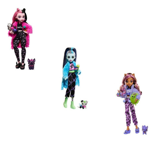 Monster High Creepover Party - Draculaura, Frankie, Cladween