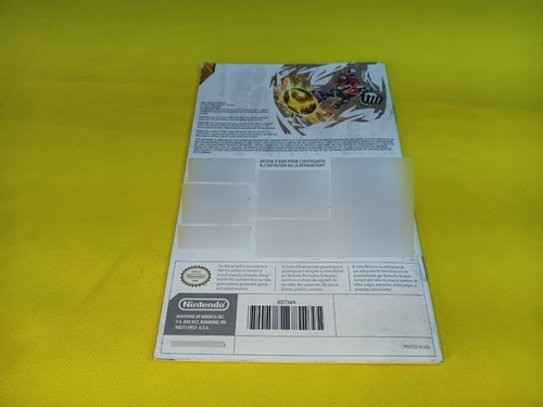 Manual Original Mario Strikers Charged Wii (Usado)